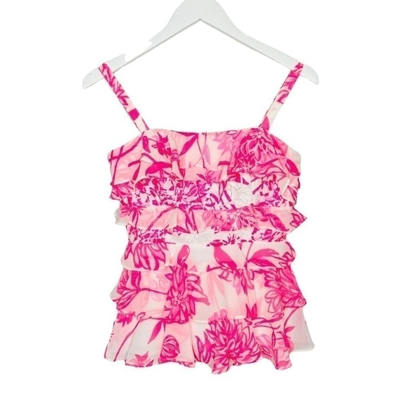 Lilly Pulitzer Olive Top Resort White Caliente Size 0 NWT - Picture 6 of 15